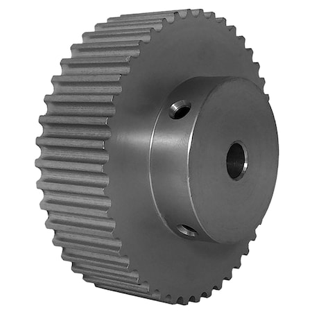 B&B Manufacturing 44-5P15-6A4, Timing Pulley, Aluminum, Clear Anodized, 44-5P15-6A4
